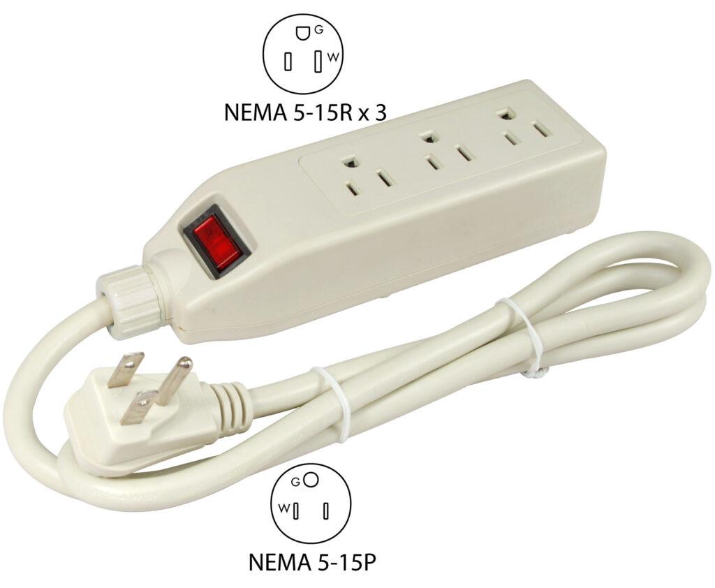 Conntek 55301 Home & Office Power Strip With Circuit Breaker