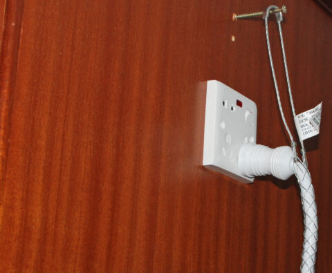 Use the Mounting Hook to Prevent Accidental Unplugging