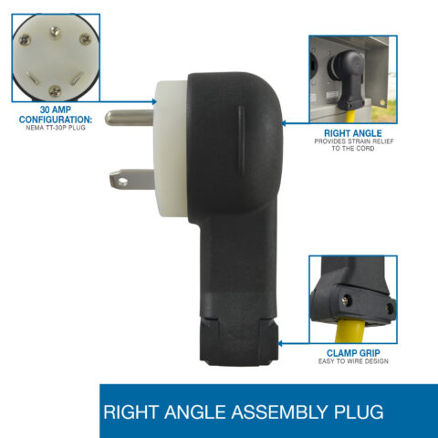 Right Angle TT-30 Assembly Plug