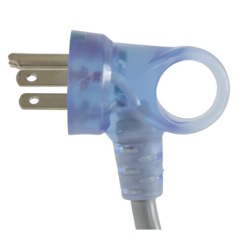 NEMA 5-15P Green Dot Sealed Male Plug With Finger Grip Design
