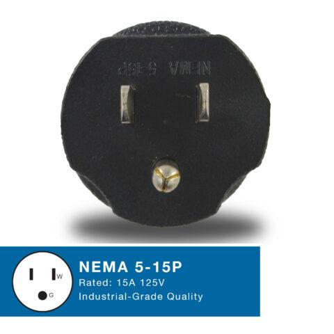 NEMA 5-15P Plug