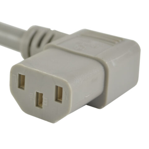 IEC 320 C13 Female Connector with Right Turn