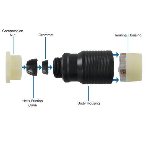SKU# 60835-00: TT-30R Inline Assembly Connector Parts