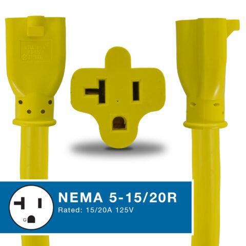 NEMA 5-15/20R Connector
