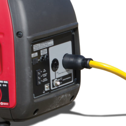 NEMA L14-30 Power Cord Connected to Generator