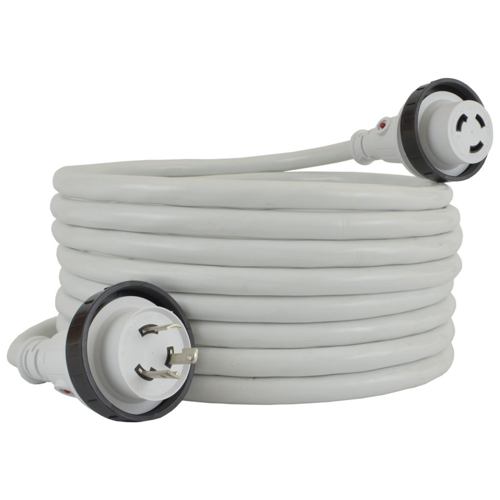 Conntek Marine Shore Power Cords White