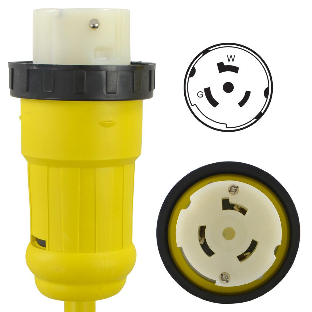 Conntek 17506 NEMA L530P to SS150R Marine Pigtail Adapter