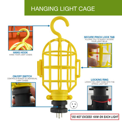 Hanging Light Cage