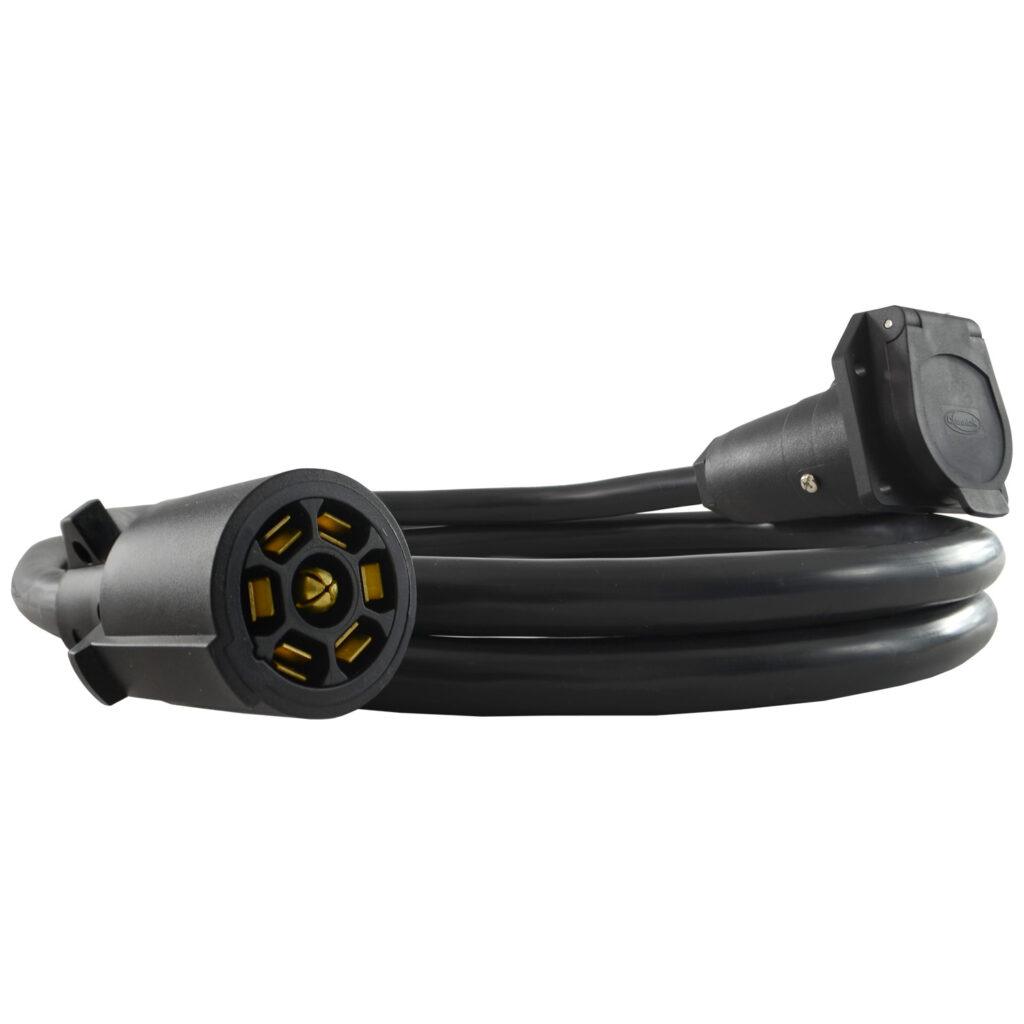 Conntek 7Way Socket to Connector Trailer Extension Cord