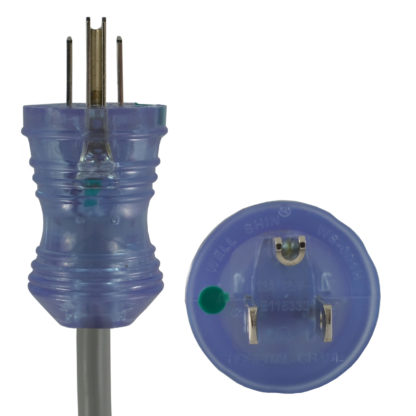NEMA 5-15P plug with green dot