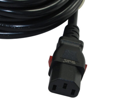 IEC C13 Female Connector With Push Lock Technology