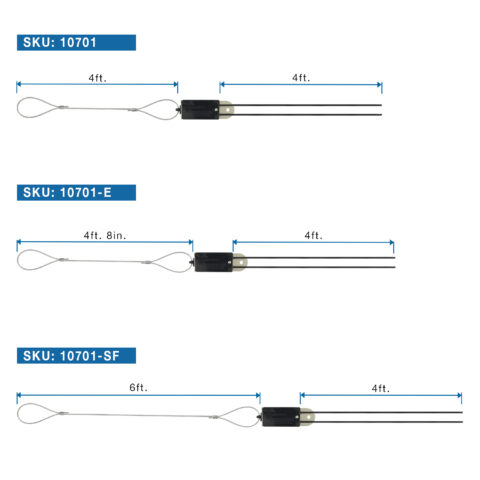 Breakaway Switch Length Comparison