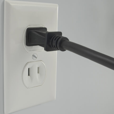 Plugged into a NEMA 1-15R Outlet
