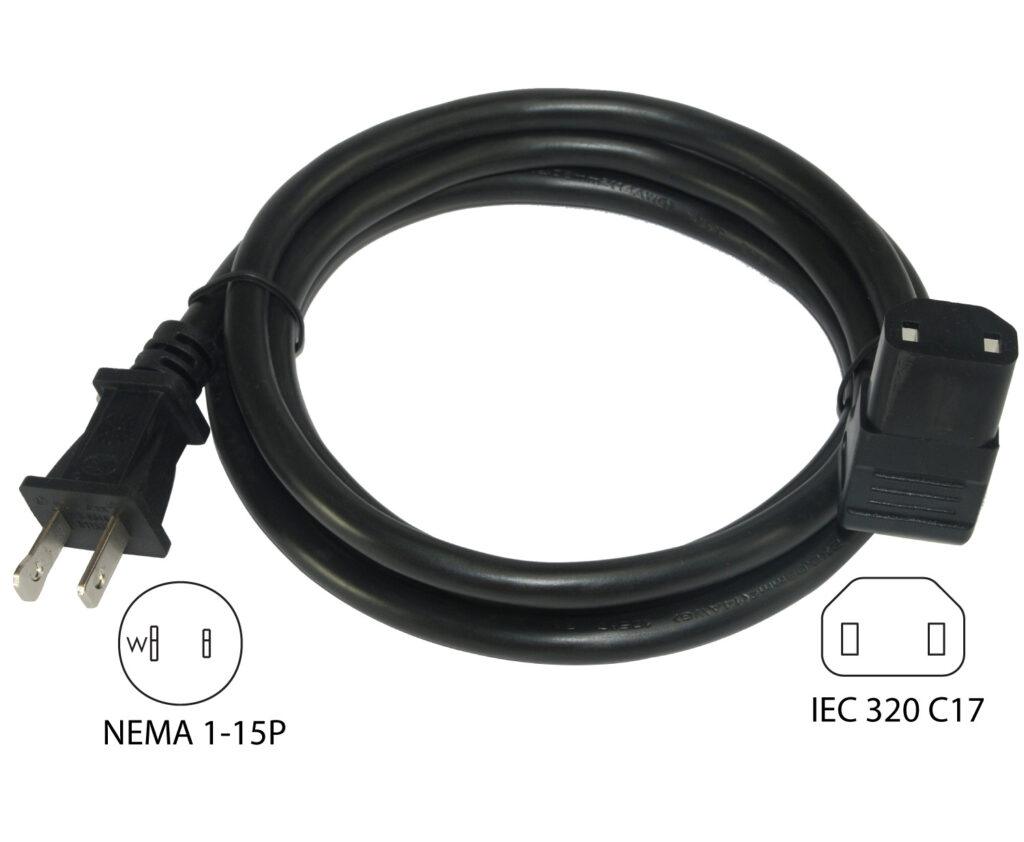Conntek 29343072 & 29343144 NEMA 115P to IEC C17 Power Cord