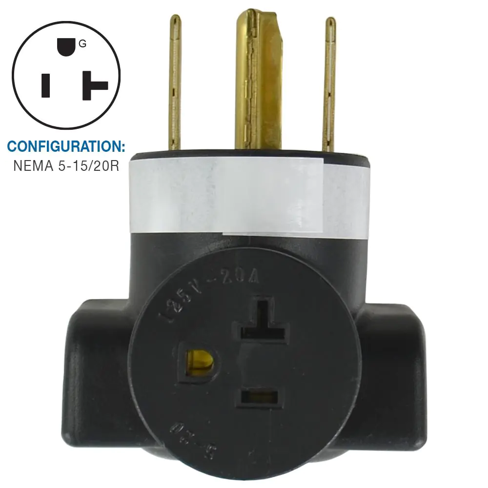 14-30P to 5-15/20R Plug Adapter - Image 3